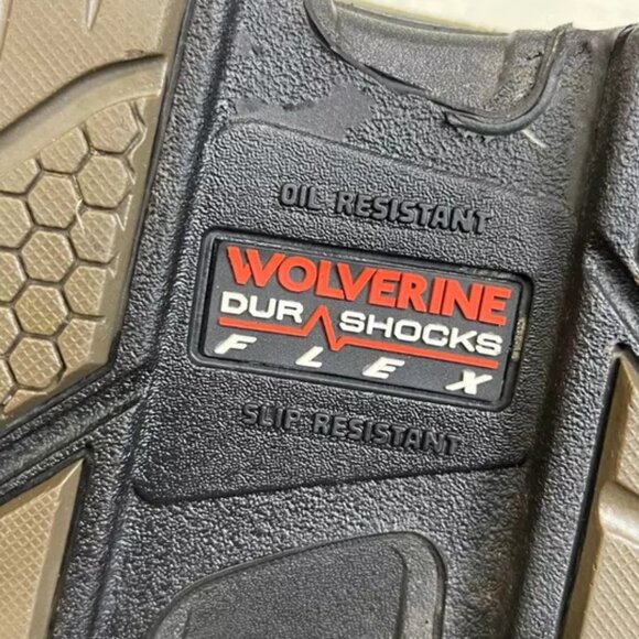 Wolverine Raider Durashocks Flex 6" Work Boots Brown Leather Lace up Mens 11.5 M - Picture 14 of 14